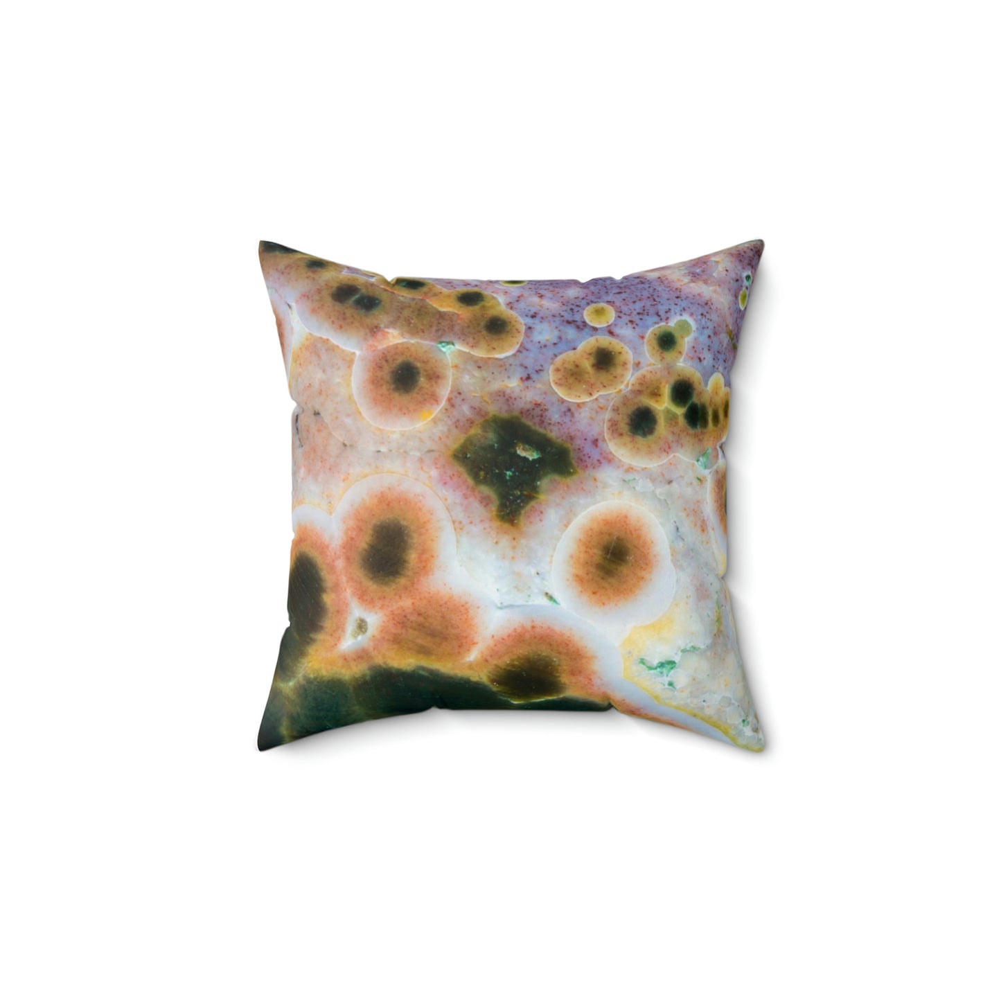 Orbicular Jasper Spun Polyester Square Pillow