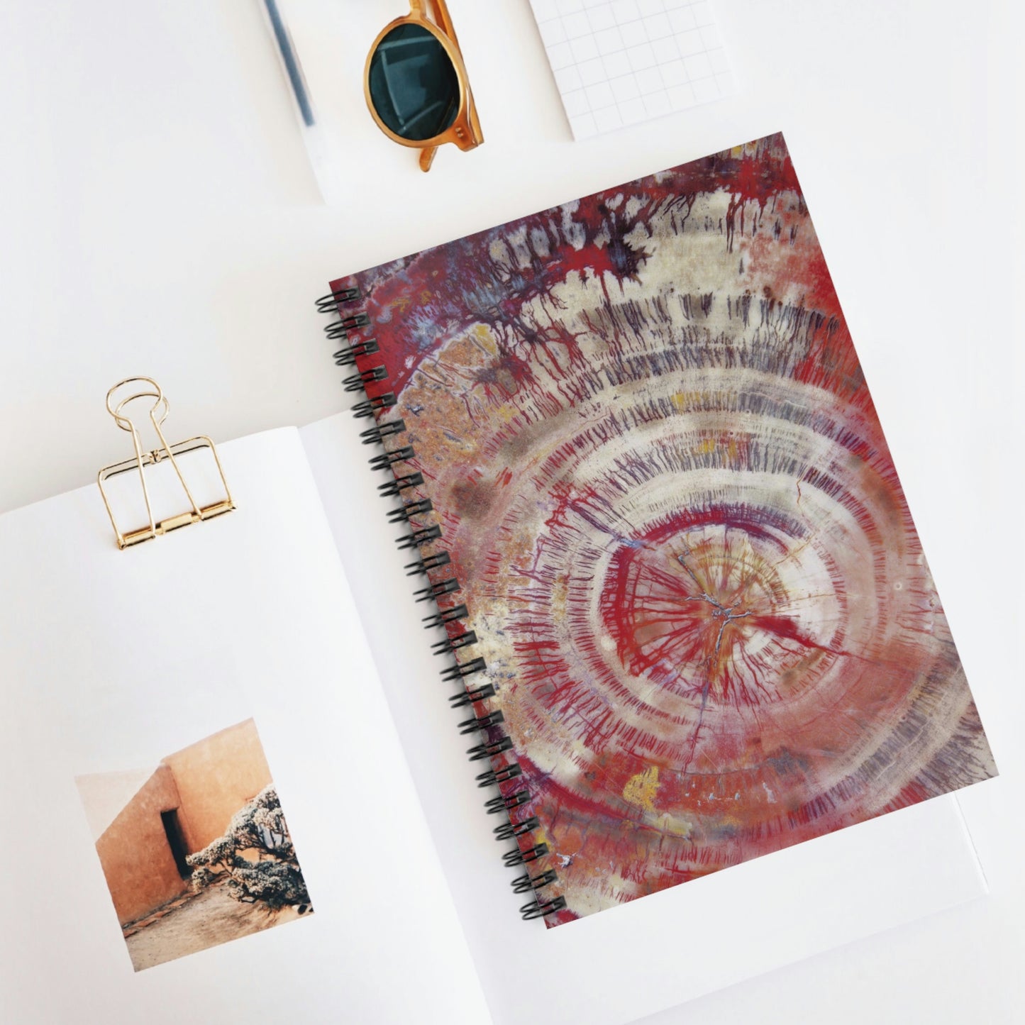 Petrified Wood Spiral Notebook - Ruled Line