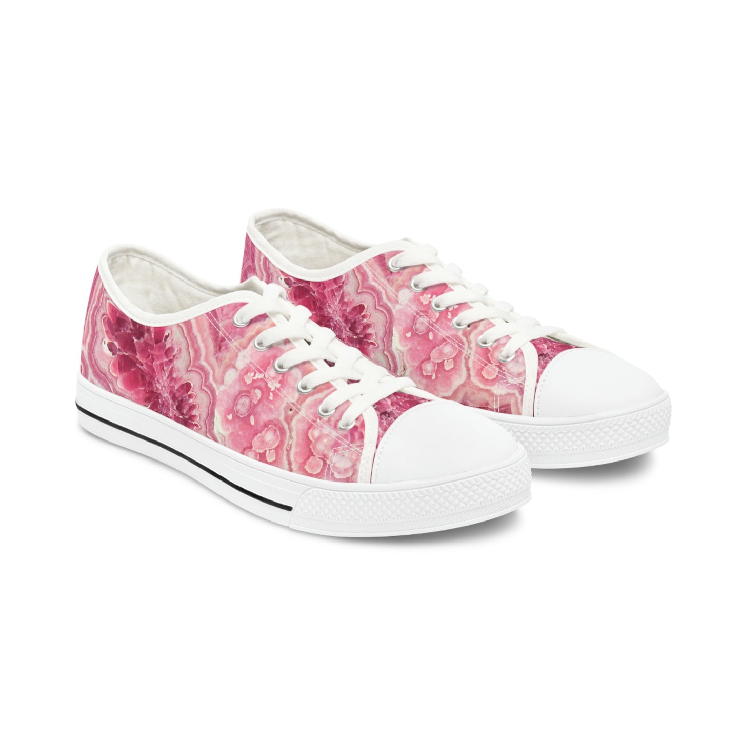 Rhodochrosite Women's Low Top Sneakers