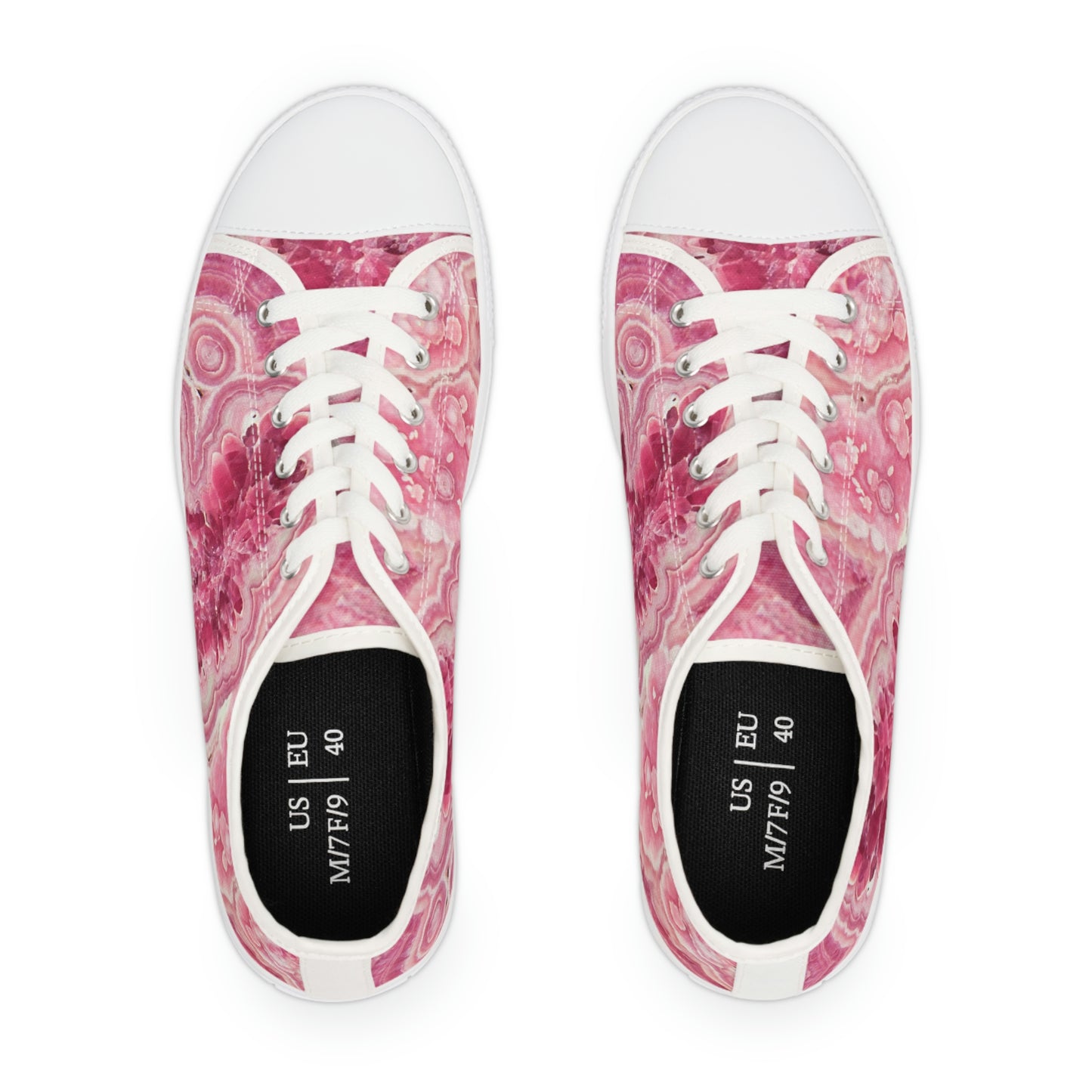 Rhodochrosite Women's Low Top Sneakers