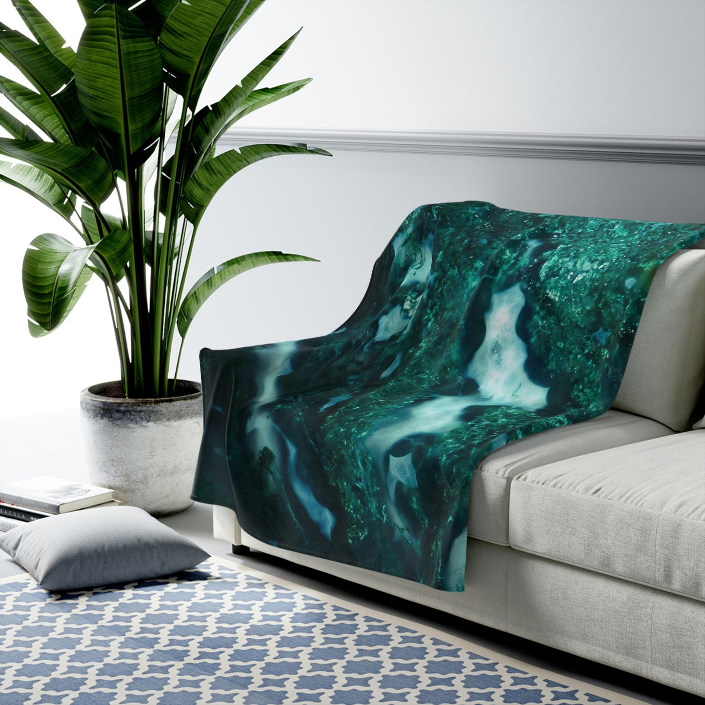 Moss Agate Plush Blanket