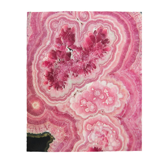 Rhodochrosite Plush Blanket