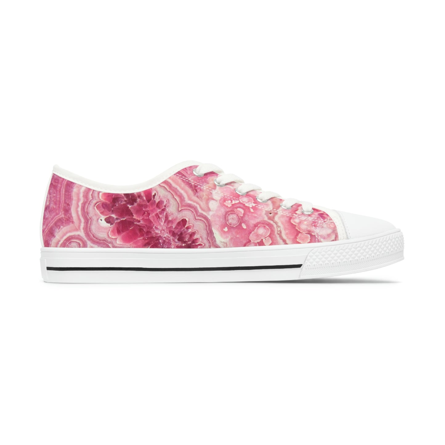 Rhodochrosite Women's Low Top Sneakers