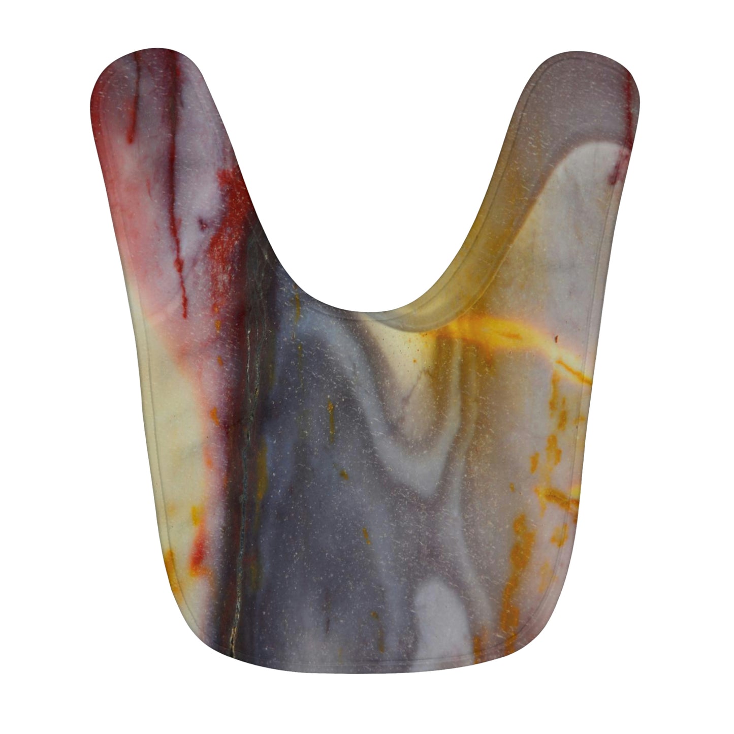 Mookaite Jasper Fleece Baby Bib