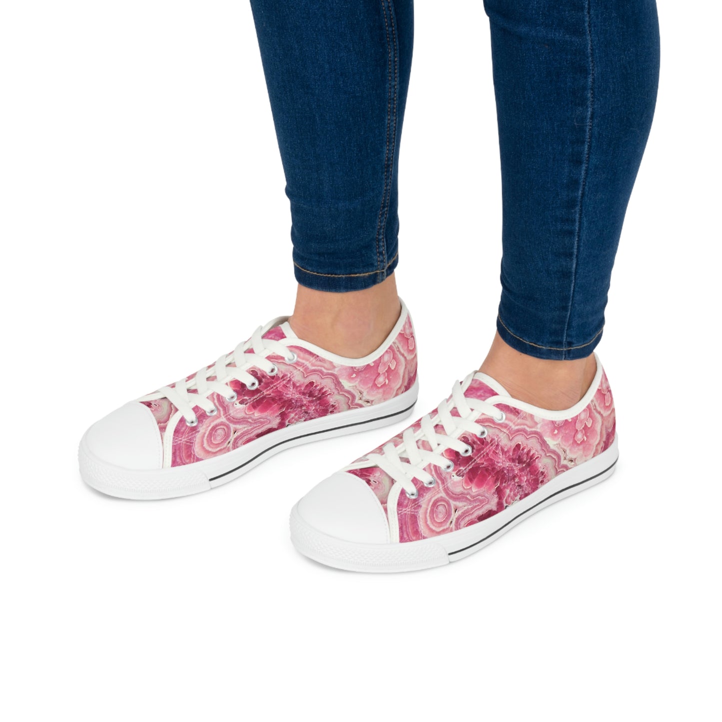 Rhodochrosite Women's Low Top Sneakers